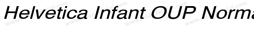 Helvetica Infant OUP Normal字体转换